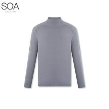 Seamless wholegarment sweater half turtleneck pullover knitwear sweater plain sweater